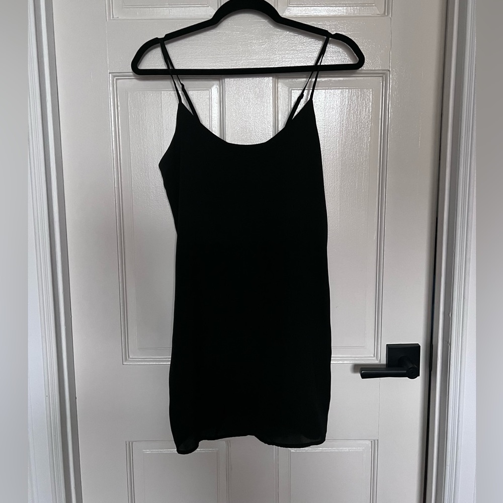Mini slip dress